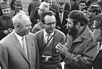 1148629 Fidel Castro And Nikolai Podgorny During A