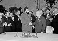 1148759 Nikita Khrushchev And Fidel Castro After S