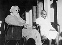 2634946 Mahatma Gandhi and Rabindranath Tagore at 