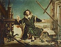 XPH330617 Copernicus in the tower at Frombork (oil