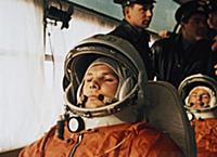 3905467 Cosmonaut Yuri Gagarin on a Bus on the Way