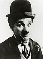 696930 Portrait of Charlie Chaplin (b/w photo); Pr