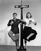 4045527 Mickey Rooney And Judy Garland, Babes On B