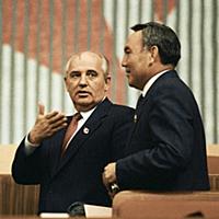 3472291 U.S.S.R. President Mikhail Gorbachev and K