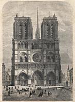 XEE557578 Paris : Notre Dame. Plan after Eugene Vi