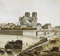 625324 Notre-Dame and the banks of the Seine in Pa