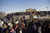 Fall of the Berlin Wall in November 1989: East and