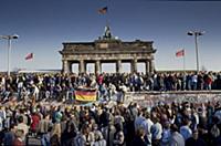 Fall of the Berlin Wall in November 1989: East and