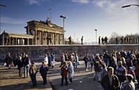 Fall of the Berlin Wall in November 1989: East and