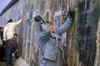 West Berlin, November 1989. The Berlin Wall fall; 