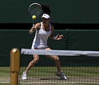 London - July 10: Agnieszka Radwanska (POL) [13] i