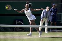 London - July 10: Serena Williams (USA) [1] in act