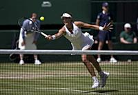 London - July 10: Garbine Muguruza (ESP) [20] in a