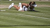 London - July 10: Garbine Muguruza (ESP) [20] in a