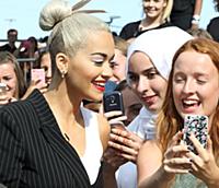 LONDON, ENGLAND -Rita Ora at the  X Factor Auditio