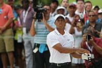 GAINESVILLE, VA - JULY 30: Tiger Woods pictured at