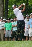 GAINESVILLE, VA - JULY 30: Tiger Woods pictured at