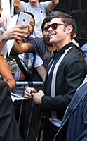 August  17, 2015: Zac Efron at  Good Morning Ameri