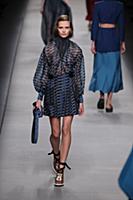 A model walks in the Fendi Ready to wear show Spri