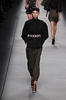 A model walks in the Fendi Ready to wear show Spri