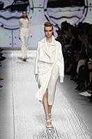 A model walks in the MAX MARA Ready to wear show S