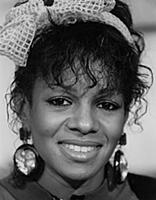 Portrait of Rebbie Jackson of the Jackson 5 in the