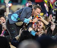 SAN FRANCISCO, CA - FEBRUARY 7: Chris Martin of Co