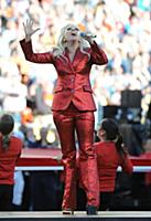 SAN FRANCISCO, CA - FEBRUARY 7: Lady Gaga sings th