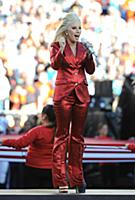 SAN FRANCISCO, CA - FEBRUARY 7: Lady Gaga sings th