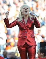 SAN FRANCISCO, CA - FEBRUARY 7: Lady Gaga sings th