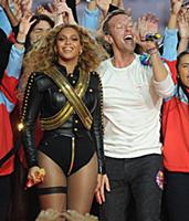 SAN FRANCISCO, CA - FEBRUARY 7: Beyonce and Chris 