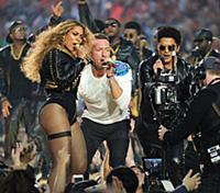 SAN FRANCISCO, CA - FEBRUARY 7: Beyonce, Chris Mar