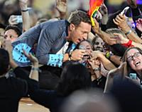 SAN FRANCISCO, CA - FEBRUARY 7: Chris Martin of Co