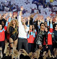 SAN FRANCISCO, CA - FEBRUARY 7: Beyonce, Chris Mar