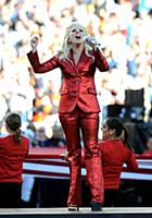 SAN FRANCISCO, CA - FEBRUARY 7: Lady Gaga sings th