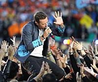 SAN FRANCISCO, CA - FEBRUARY 7: Chris Martin of Co