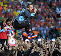 SAN FRANCISCO, CA - FEBRUARY 7: Chris Martin of Co