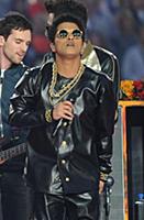 SAN FRANCISCO, CA - FEBRUARY 7: Bruno Mars perform