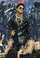 SAN FRANCISCO, CA - FEBRUARY 7: Bruno Mars perform