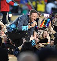 SAN FRANCISCO, CA - FEBRUARY 7: Chris Martin of Co