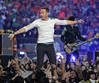 SAN FRANCISCO, CA - FEBRUARY 7: Chris Martin of Co