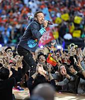 SAN FRANCISCO, CA - FEBRUARY 7: Chris Martin of Co