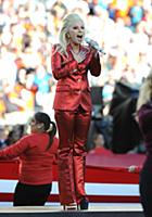 SAN FRANCISCO, CA - FEBRUARY 7: Lady Gaga sings th