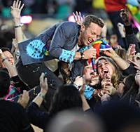 SAN FRANCISCO, CA - FEBRUARY 7: Chris Martin of Co