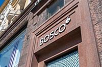 05.05.2022 Russia, Moscow: The sign of the Bosco S