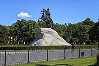 Saint Petersburg, Russia - June 28, 2017: Monument