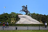 Saint Petersburg, Russia - June 28, 2017: Monument