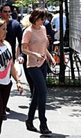 Dakota Johnson on the set of the movie 'How to Be 