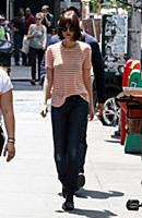 Dakota Johnson on the set of the movie 'How to Be 