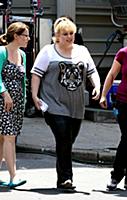 Rebel Wilson on the set of the movie 'How to Be Si